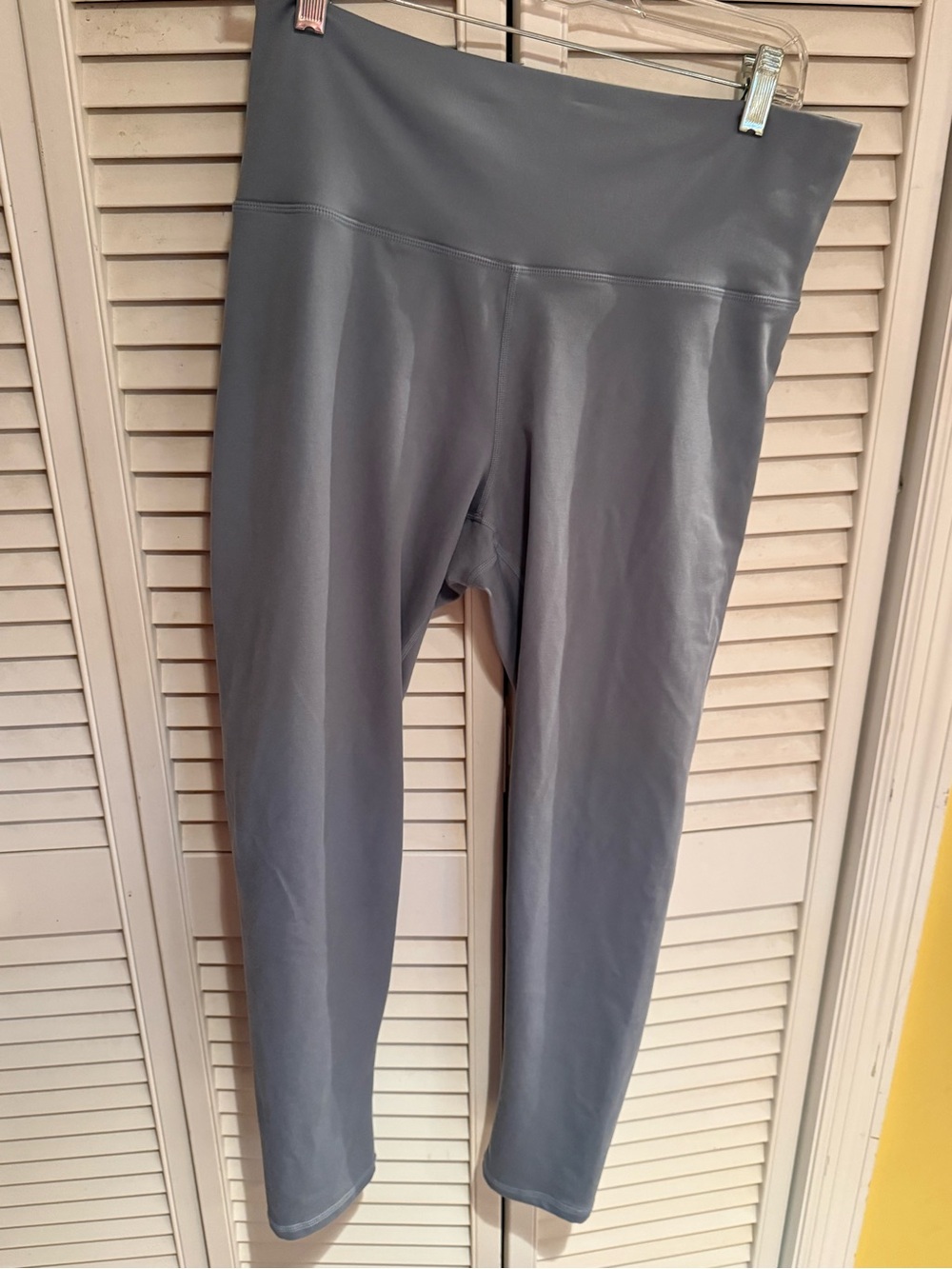 Terez Slate Gray High-Waist Leggings
